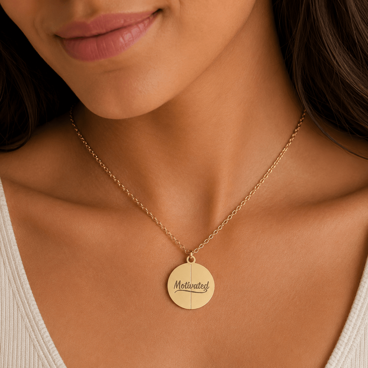 Motivated Hidden Message Necklace | Consequences Mostly - Jewelry, Necklaces - EpiAl's Shop