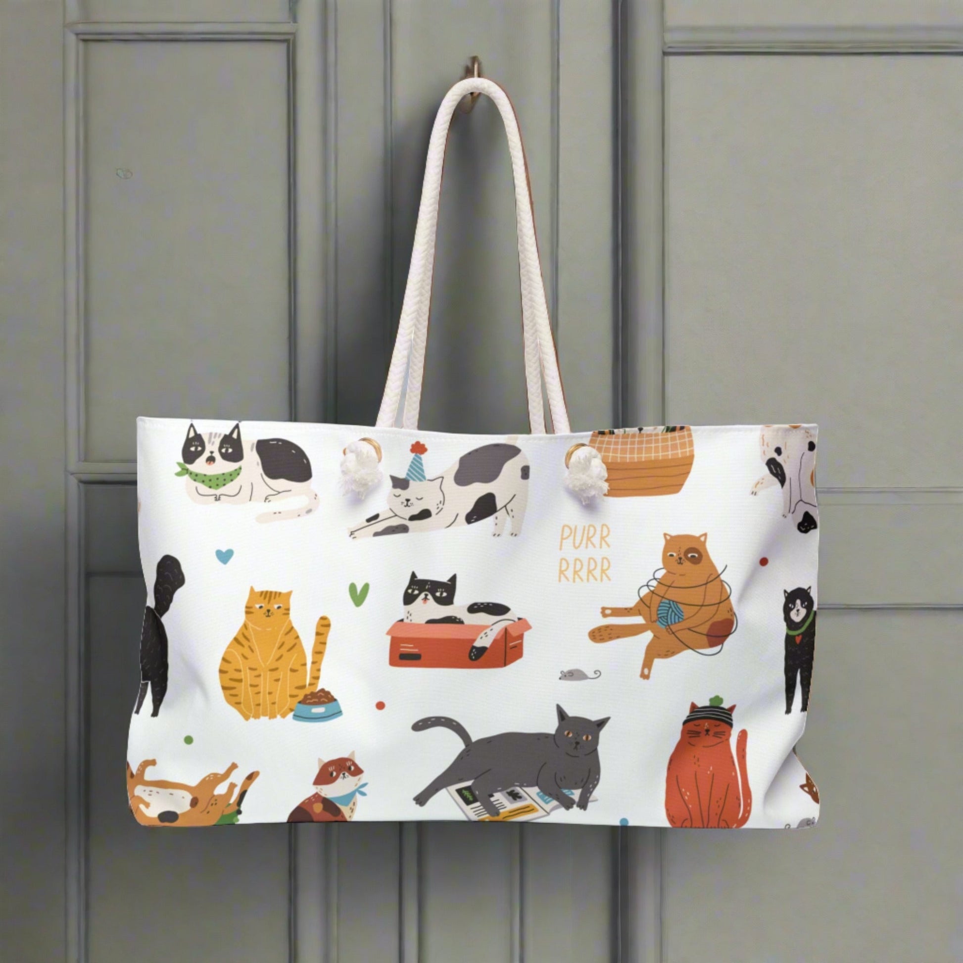Motley Cats Weekender Bag - Bags - Epileptic Al’s Shop