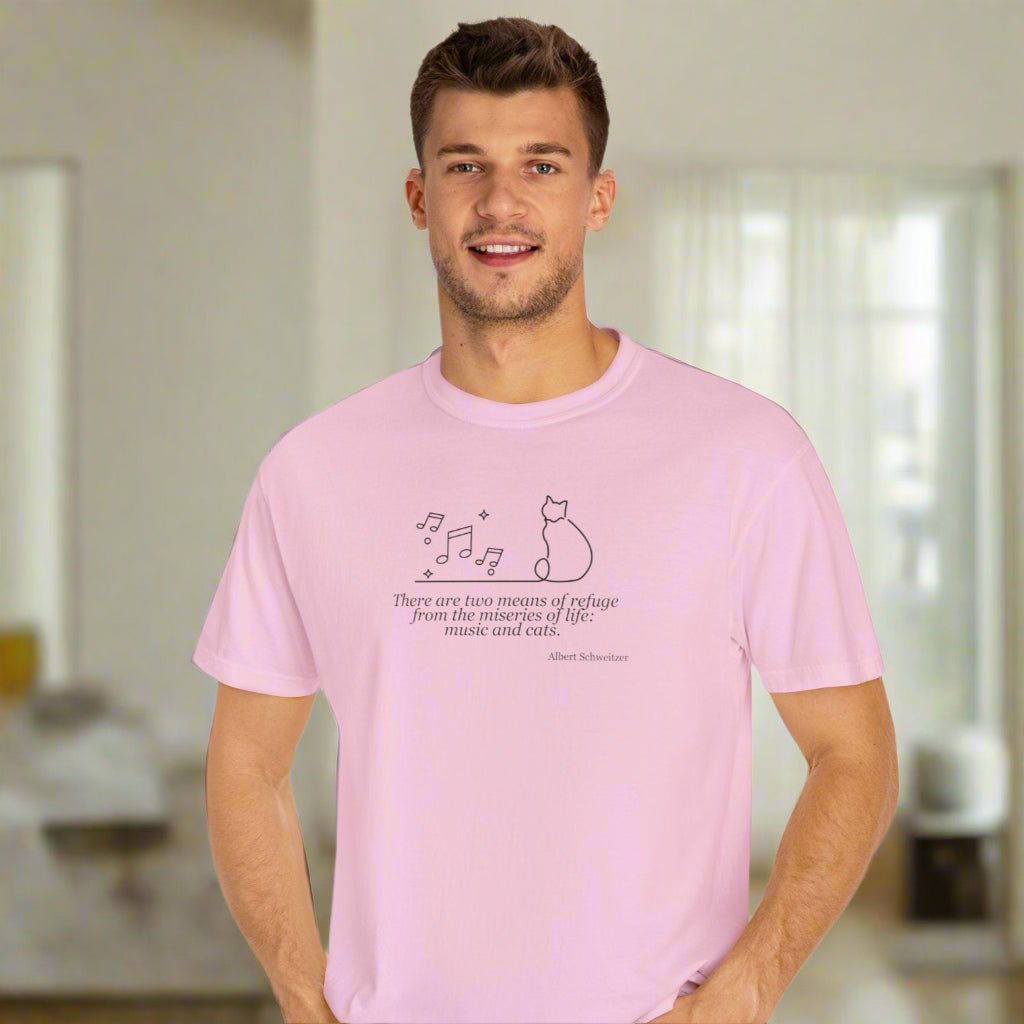 Musical Cat Unisex T-Shirt - Comfort Meets Creativity - Clothing, T-shirts - EpiAl's Shop