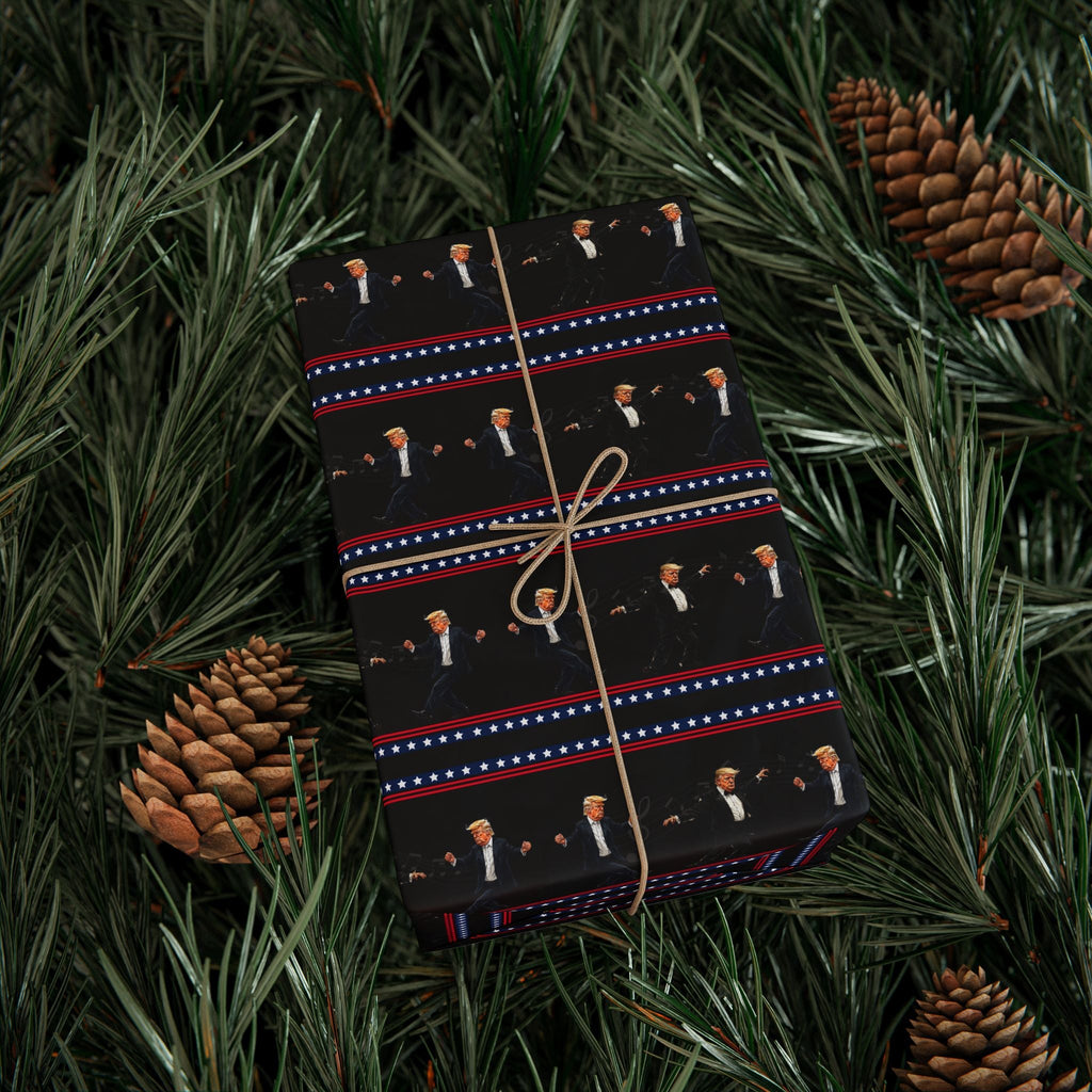 Musical Trump Wrapping Paper for All Occasions - Paper Products, Gift Wrapping Paper - EpiAl's Shop