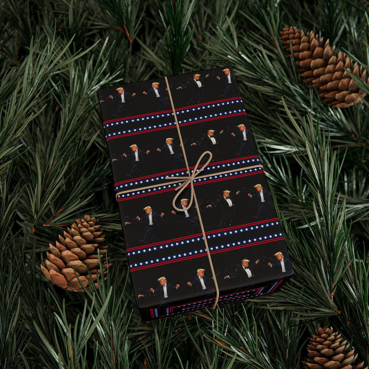 Musical Trump Wrapping Paper for All Occasions - Paper Products, Gift Wrapping Paper - EpiAl's Shop