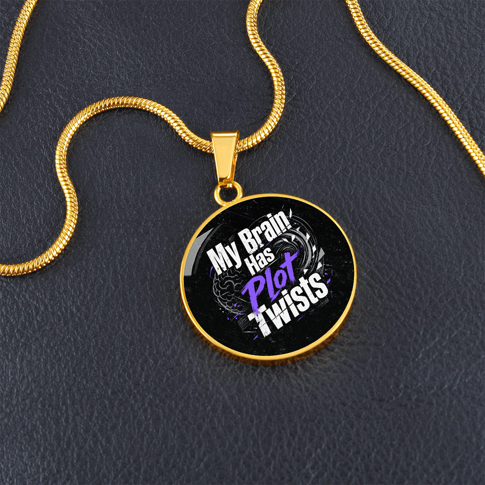 My Brain Has Plot Twists Necklace - Jewelry, Necklaces - EpiAl's Shop