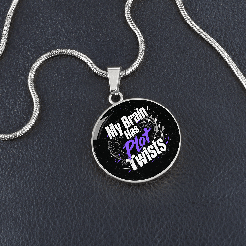 My Brain Has Plot Twists Necklace - Jewelry, Necklaces - EpiAl's Shop