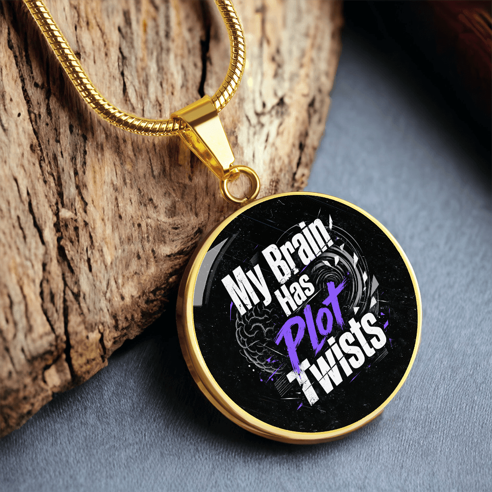 My Brain Has Plot Twists Necklace - Jewelry, Necklaces - EpiAl's Shop