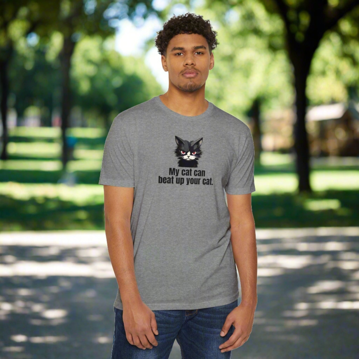My Cat Unisex CVC Jersey T - shirt - T - Shirt - Epileptic Al’s Shop
