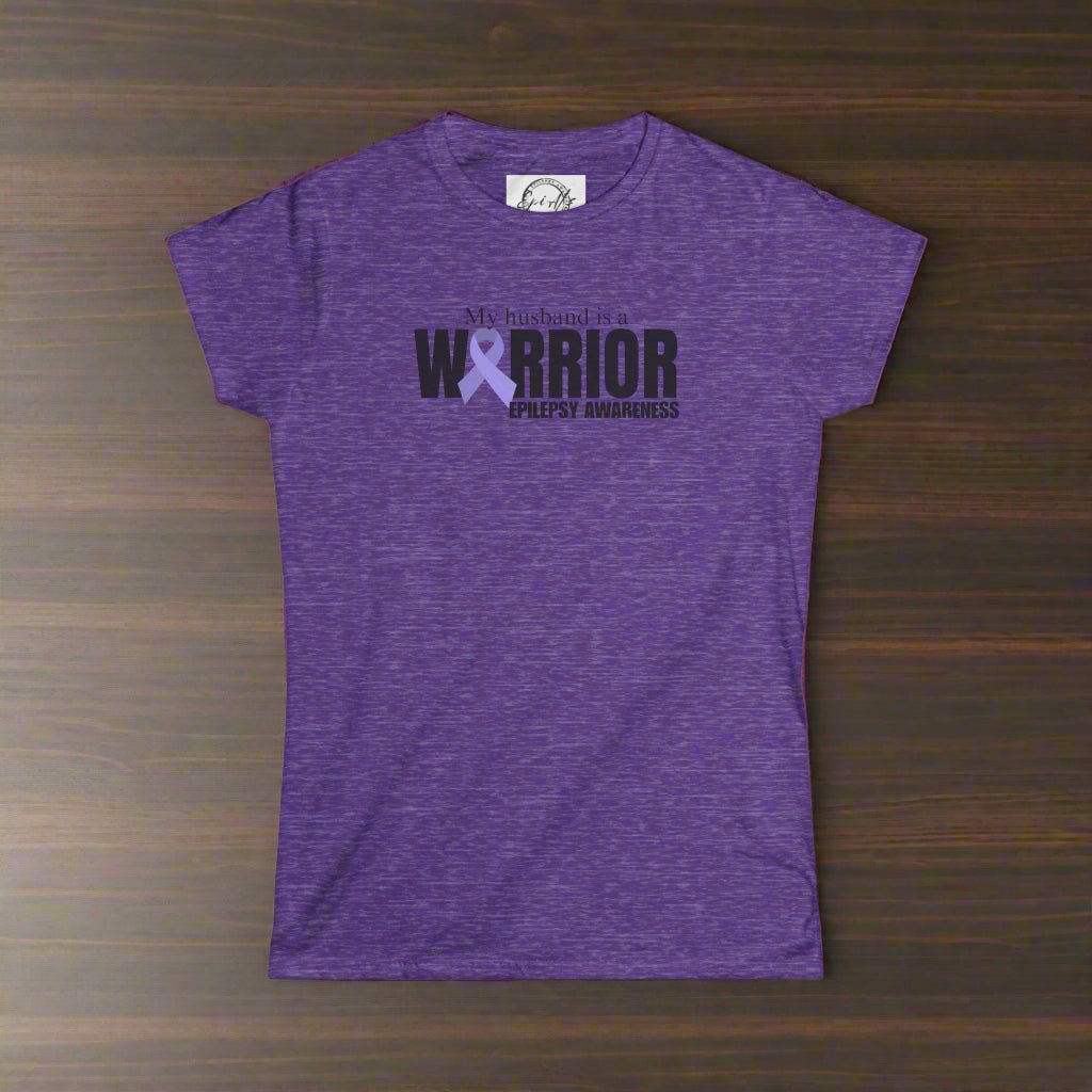 My Husband is a Warrior | Epilepsy Awareness Warrior Tee - Clothing, T-shirts - EpiAl's Shop