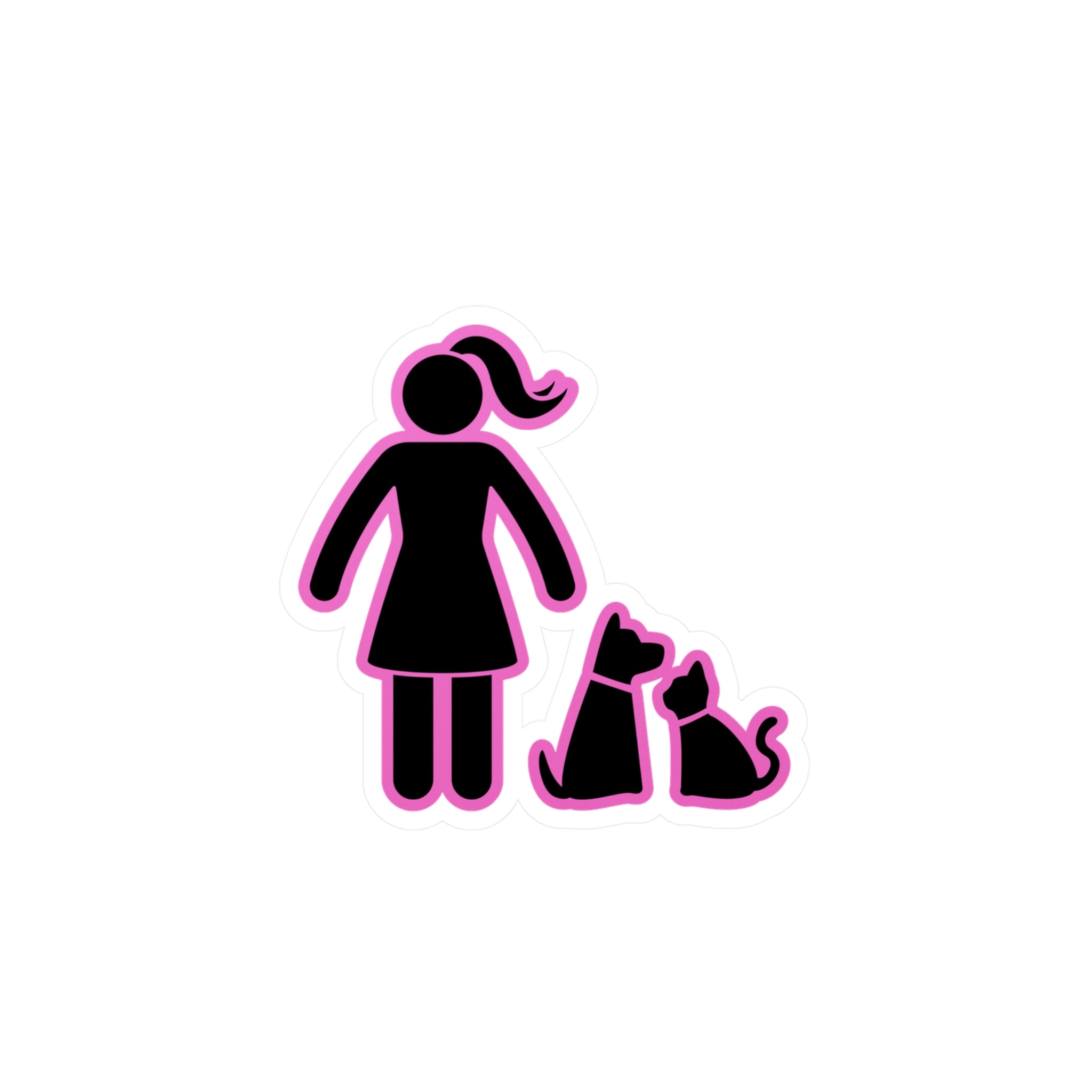 My Little Stick Family Kiss - Cut Vinyl Decals - Accessories, Auto, Bumper Decor - EpiAl's Shop