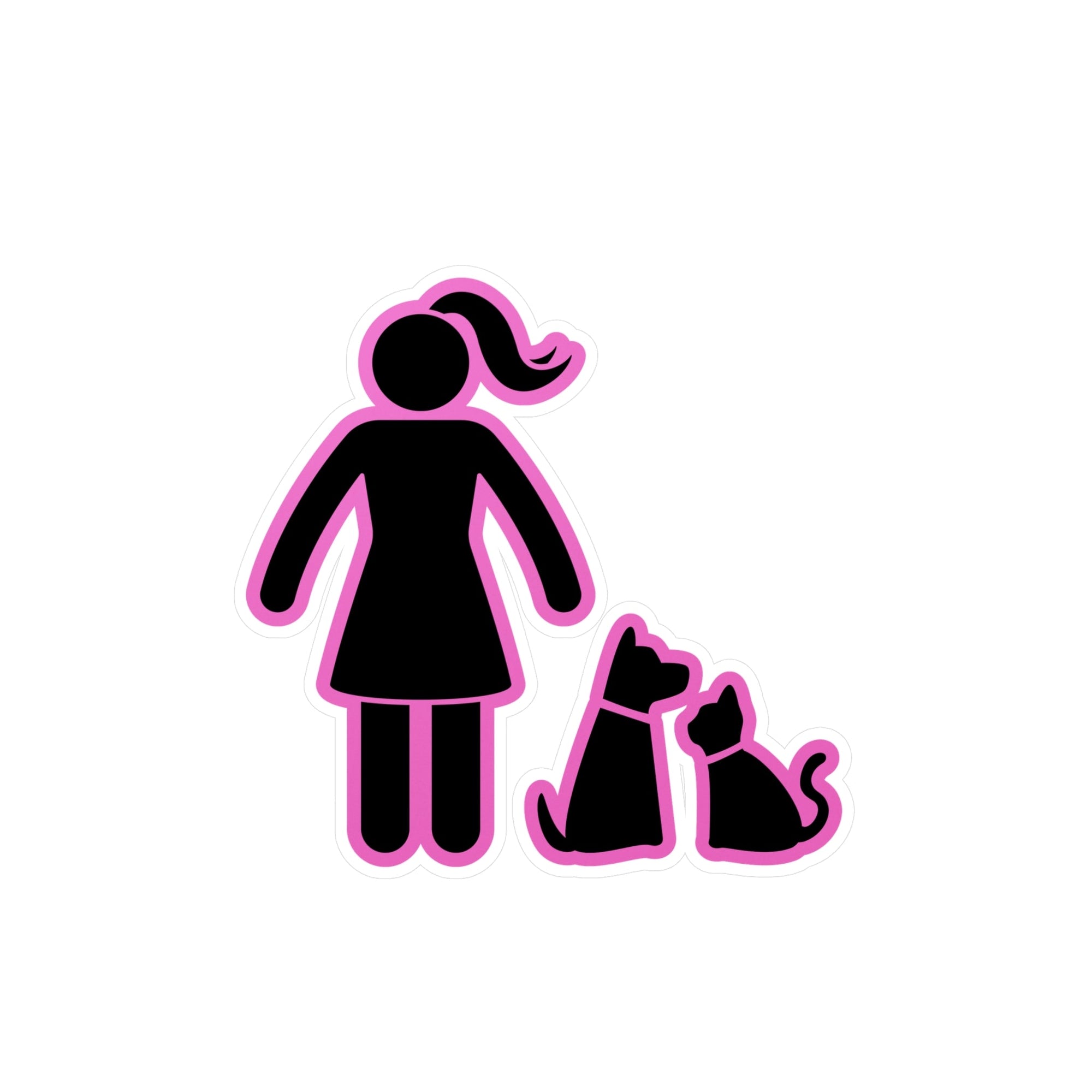 My Little Stick Family Kiss - Cut Vinyl Decals - Accessories, Auto, Bumper Decor - EpiAl's Shop