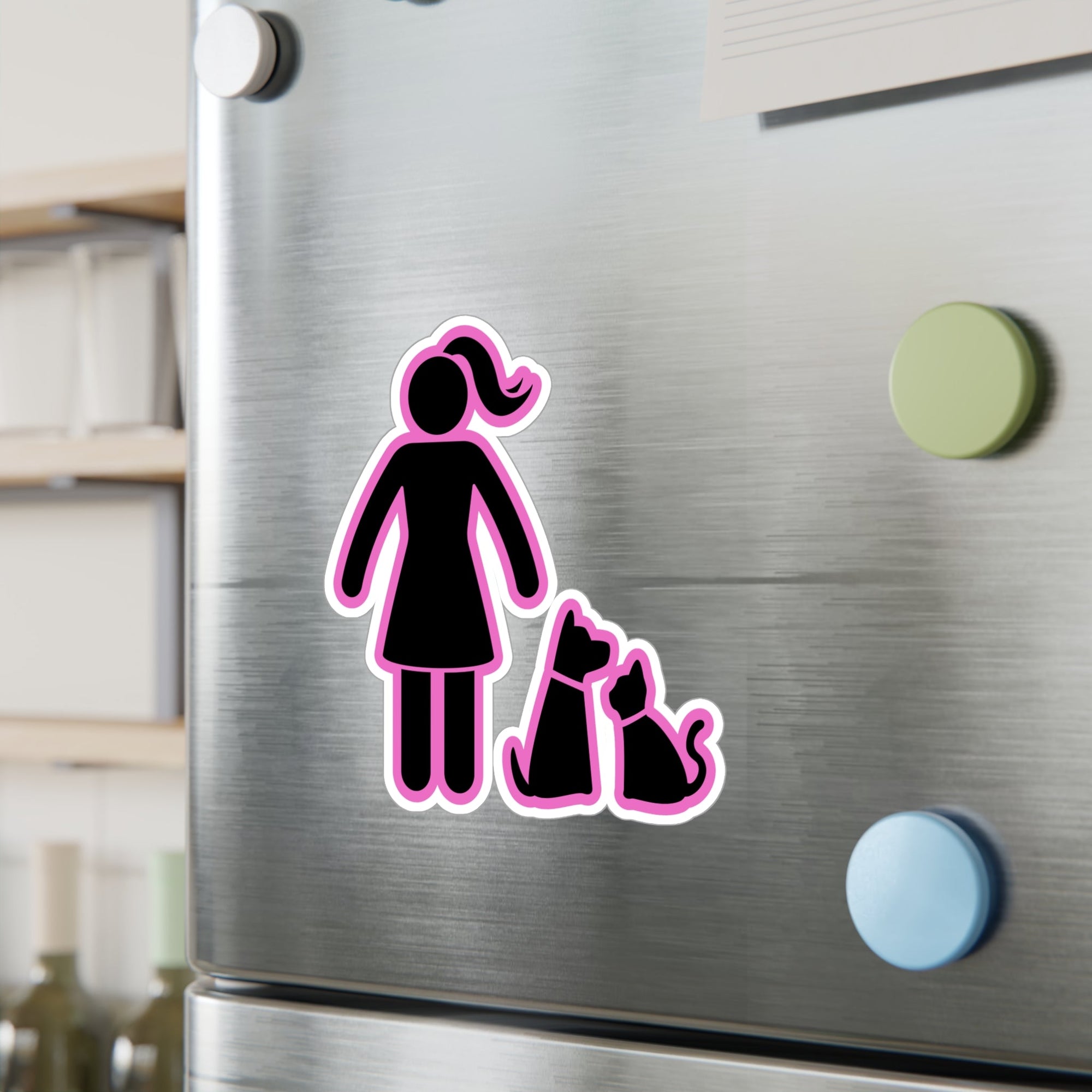 My Little Stick Family Kiss - Cut Vinyl Decals - Accessories, Auto, Bumper Decor - EpiAl's Shop
