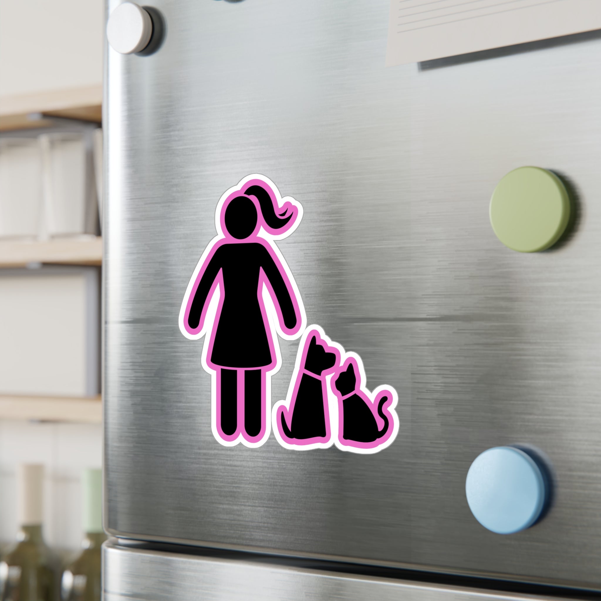 My Little Stick Family Kiss - Cut Vinyl Decals - Accessories, Auto, Bumper Decor - EpiAl's Shop
