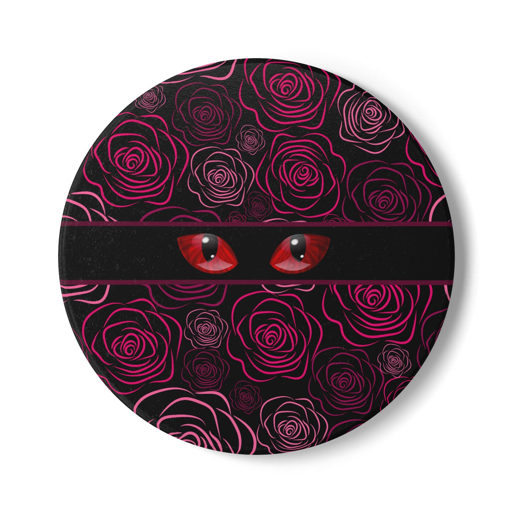Mystery Cat Eyes Ceramic Coaster - Decor, Coasters - EpiAl's Shop