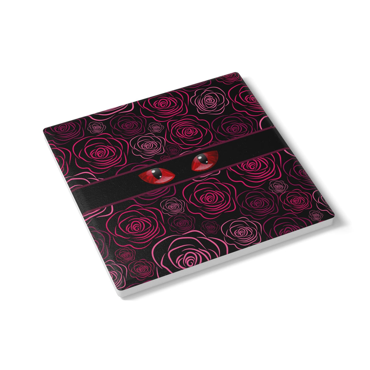 Mystery Cat Eyes Ceramic Coaster - Decor, Coasters - EpiAl's Shop
