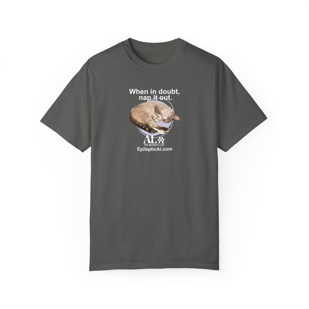 Nap It Out Al Unisex Garment - Dyed T - shirt - T - Shirt - Epileptic Al’s Shop