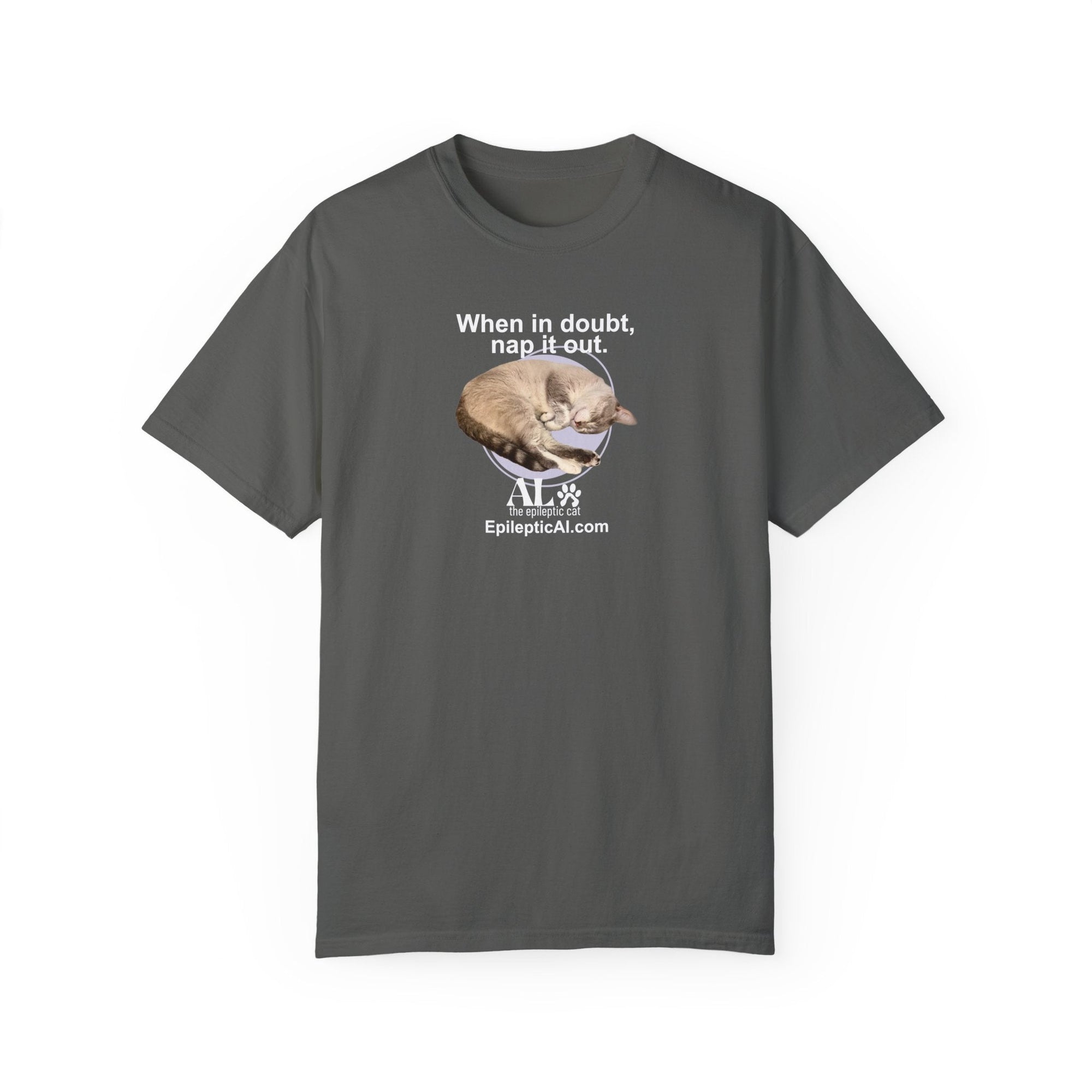 Nap It Out Al Unisex Garment - Dyed T - shirt - T - Shirt - Epileptic Al’s Shop