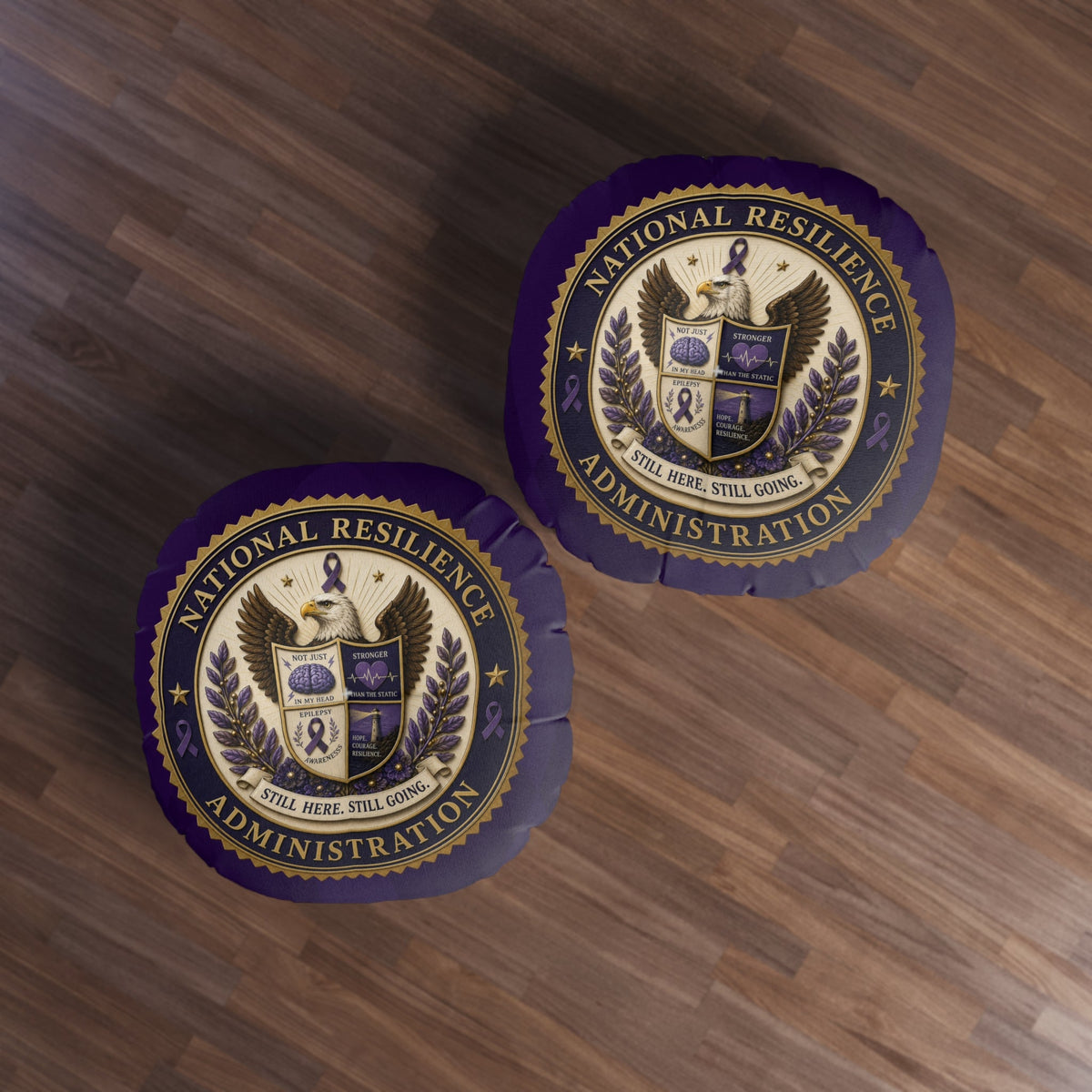 National Resilience Administration Epilepsy Awareness Floor Pillow - Decor, Pillows, Floor - EpiAl's Shop