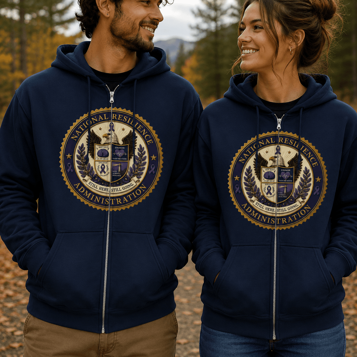 National Resilience Administration Full-Zip Hoodie | Still Here. Still Going. - Clothing, Unisex, Hoodies - EpiAl's Shop