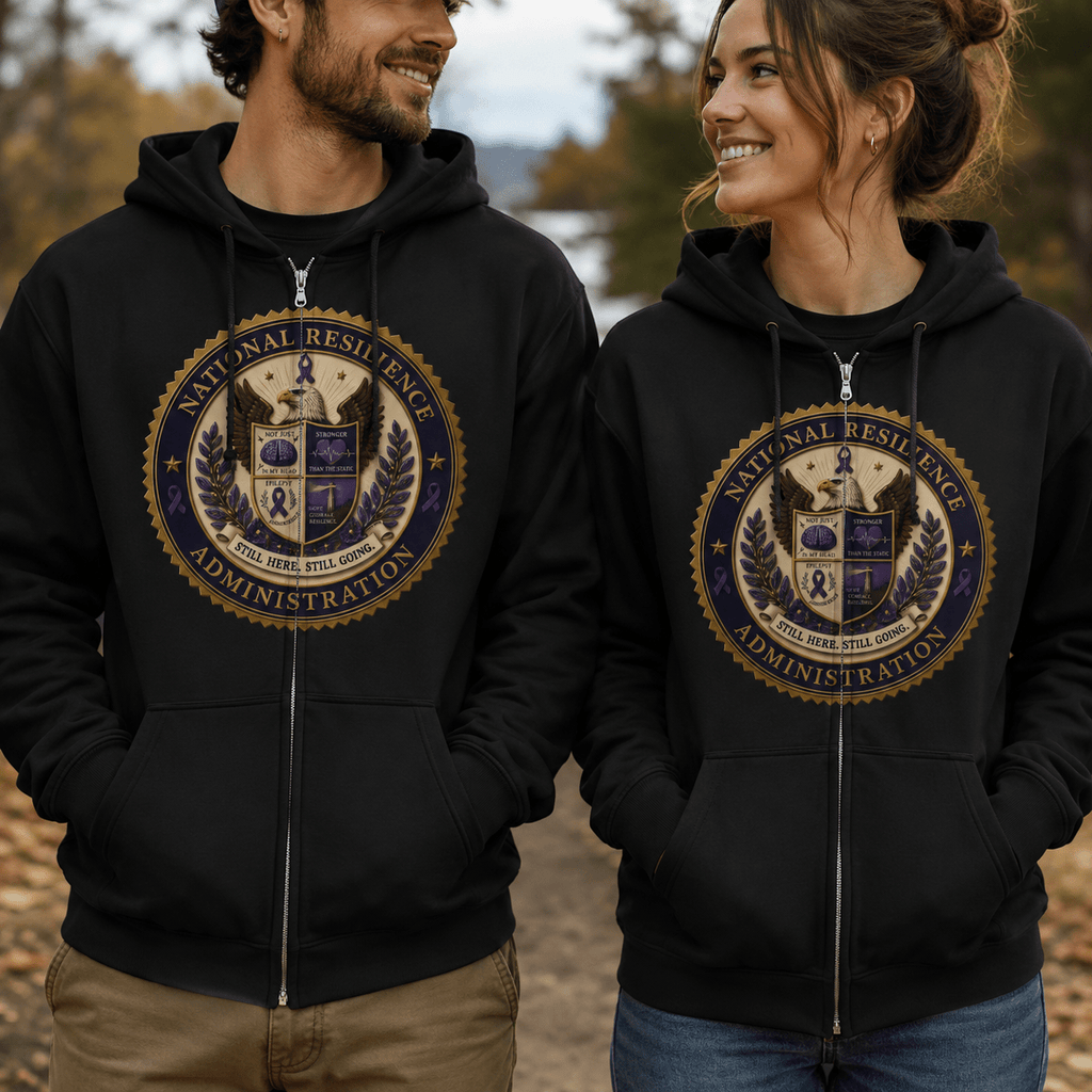 National Resilience Administration Full-Zip Hoodie | Still Here. Still Going. - Clothing, Unisex, Hoodies - EpiAl's Shop