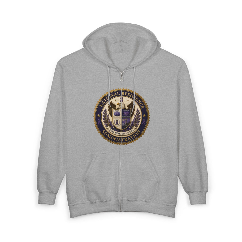 National Resilience Administration Full-Zip Hoodie | Still Here. Still Going. - Clothing, Unisex, Hoodies - EpiAl's Shop