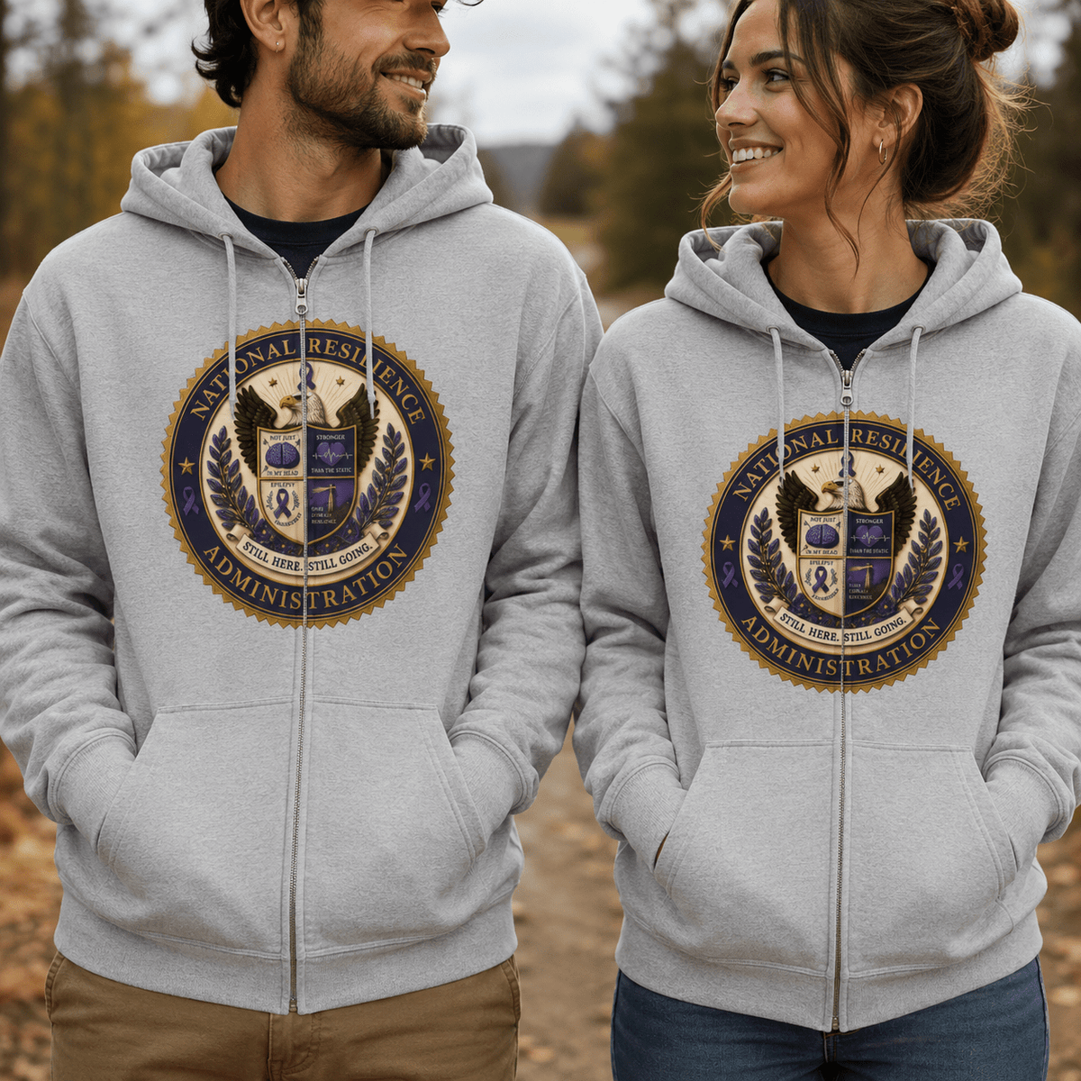 National Resilience Administration Full-Zip Hoodie | Still Here. Still Going. - Clothing, Unisex, Hoodies - EpiAl's Shop