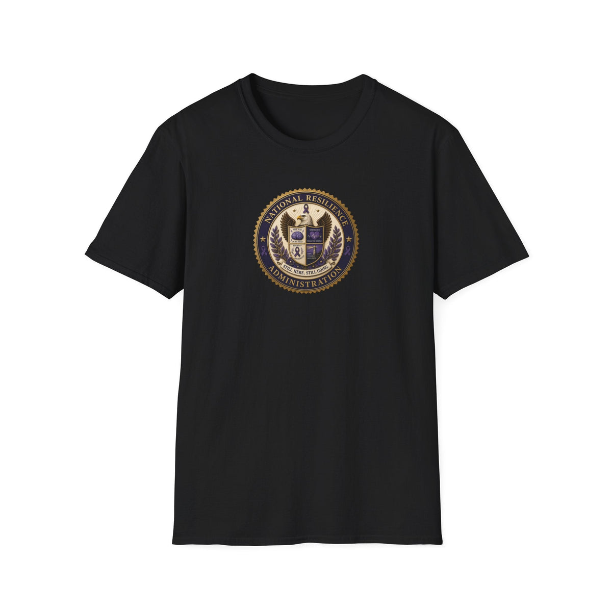National Resilience Administration T-Shirt | Still Here. Still Going. Epilepsy Awareness Tee - Clothing, Unisex, T-Shirts - EpiAl's Shop
