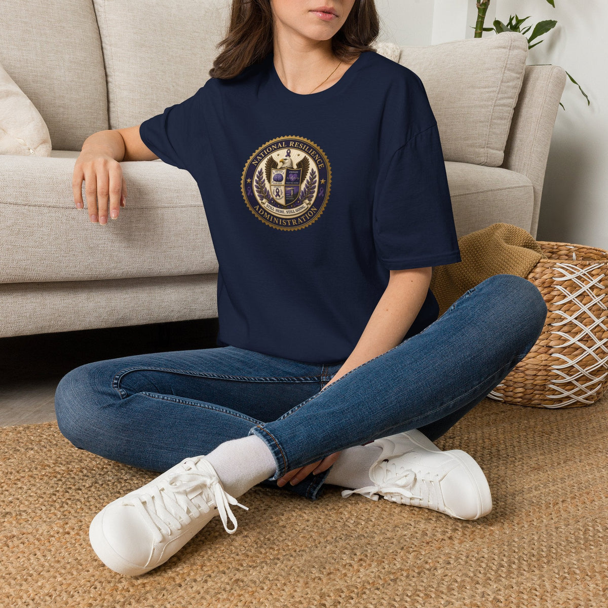 National Resilience Administration T-Shirt | Still Here. Still Going. Epilepsy Awareness Tee - Clothing, Unisex, T-Shirts - EpiAl's Shop