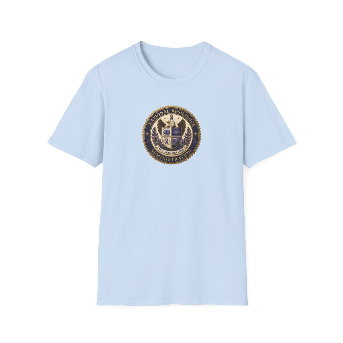 National Resilience Administration T-Shirt | Still Here. Still Going. Epilepsy Awareness Tee - Clothing, Unisex, T-Shirts - EpiAl's Shop