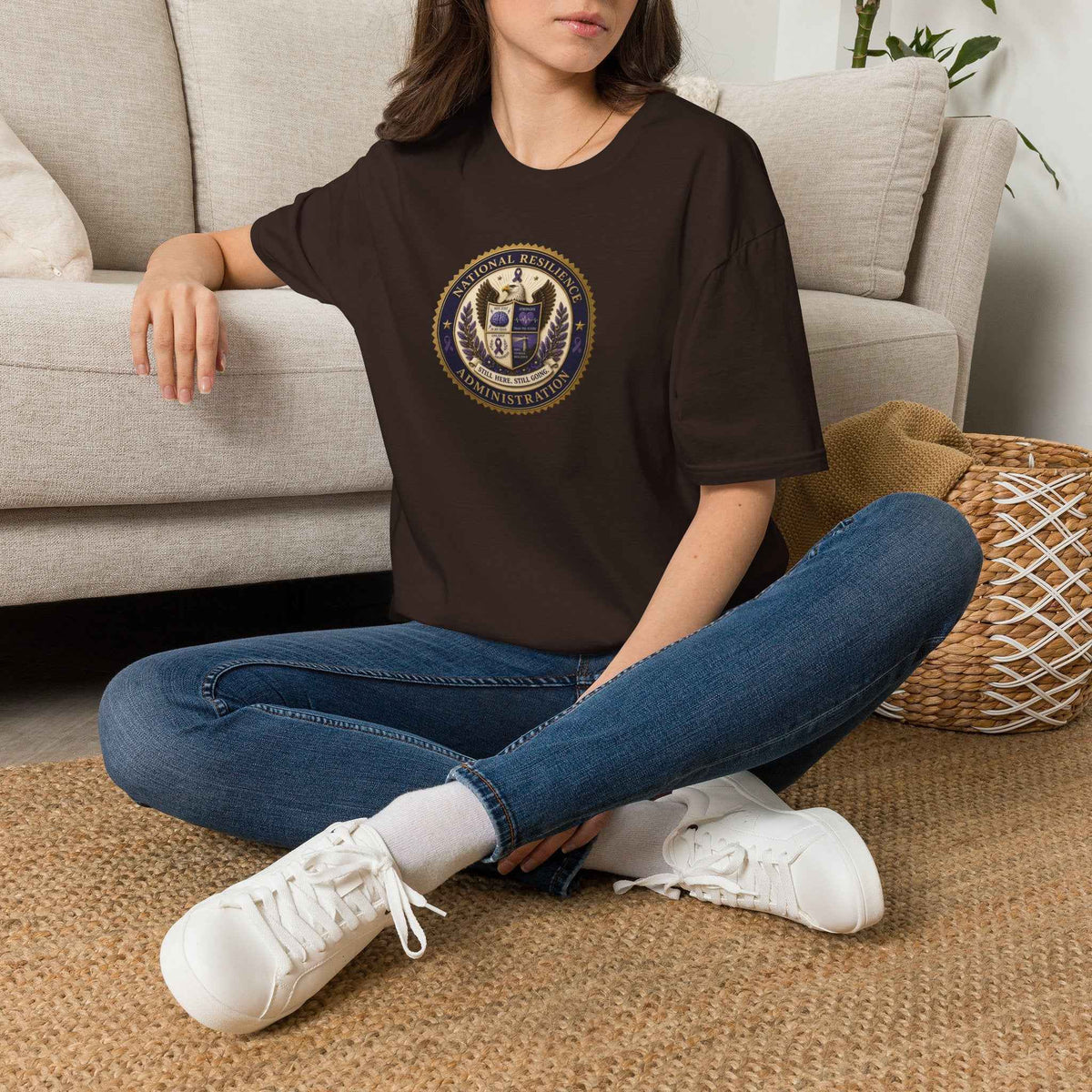 National Resilience Administration T-Shirt | Still Here. Still Going. Epilepsy Awareness Tee - Clothing, Unisex, T-Shirts - EpiAl's Shop
