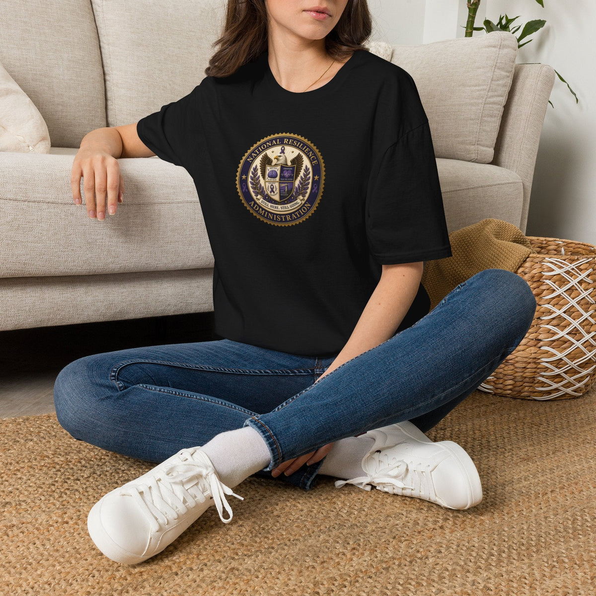 National Resilience Administration T-Shirt | Still Here. Still Going. Epilepsy Awareness Tee - Clothing, Unisex, T-Shirts - EpiAl's Shop