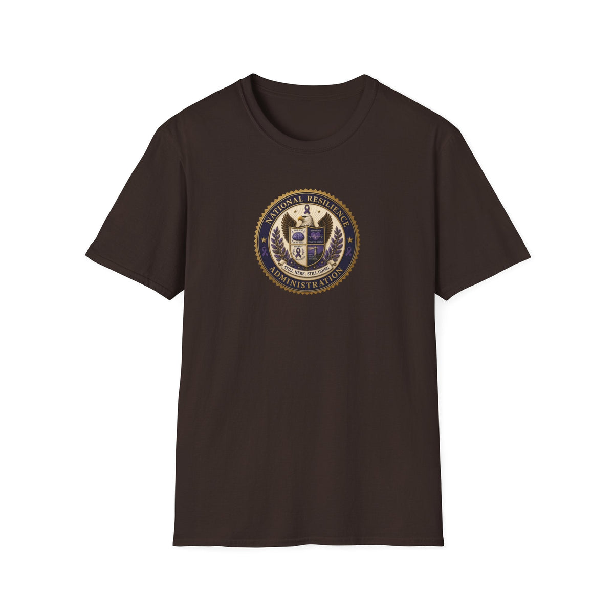 National Resilience Administration T-Shirt | Still Here. Still Going. Epilepsy Awareness Tee - Clothing, Unisex, T-Shirts - EpiAl's Shop