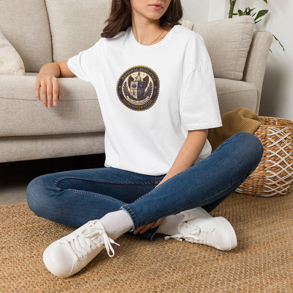National Resilience Administration T-Shirt | Still Here. Still Going. Epilepsy Awareness Tee - Clothing, Unisex, T-Shirts - EpiAl's Shop