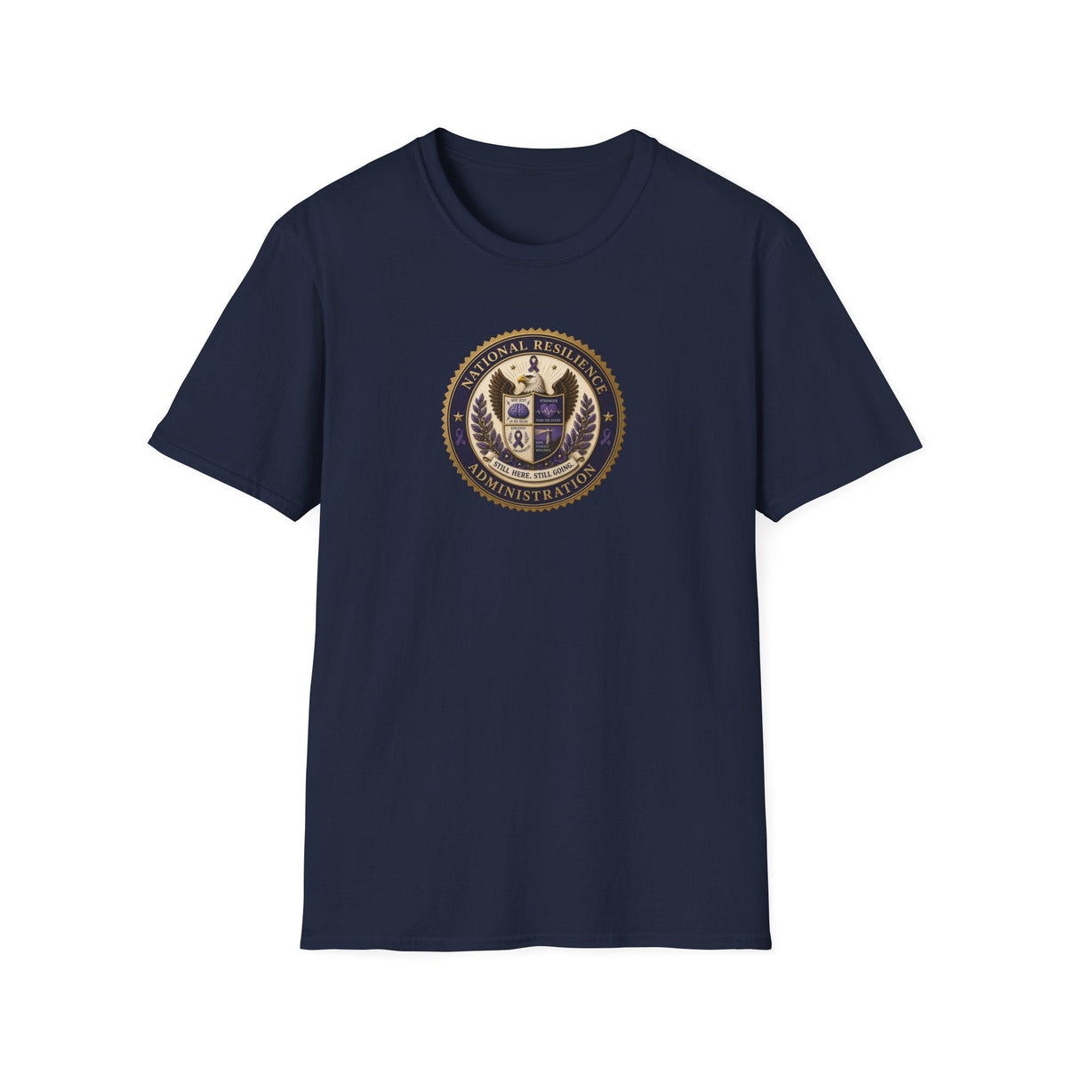 National Resilience Administration T-Shirt | Still Here. Still Going. Epilepsy Awareness Tee - Clothing, Unisex, T-Shirts - EpiAl's Shop