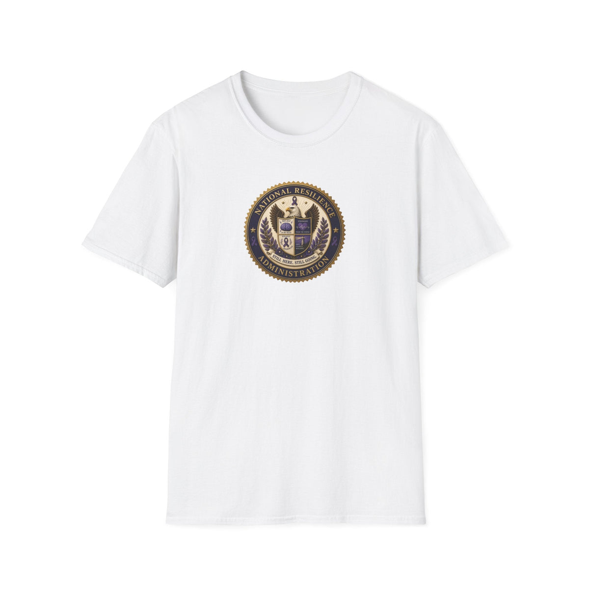 National Resilience Administration T-Shirt | Still Here. Still Going. Epilepsy Awareness Tee - Clothing, Unisex, T-Shirts - EpiAl's Shop