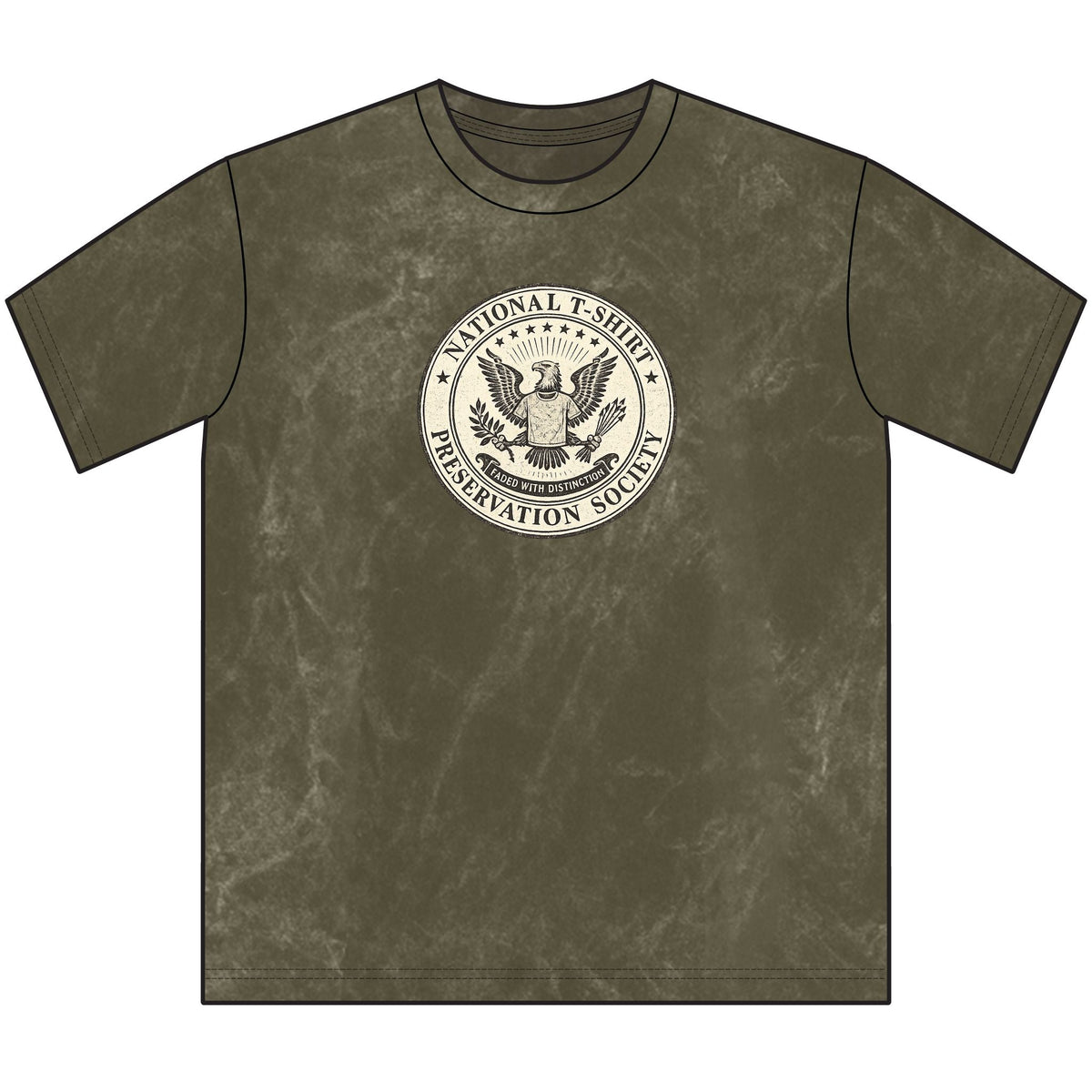 National T-Shirt Preservation Society Mineral Wash Tee - Clothing, Unisex, T-Shirts - EpiAl's Shop