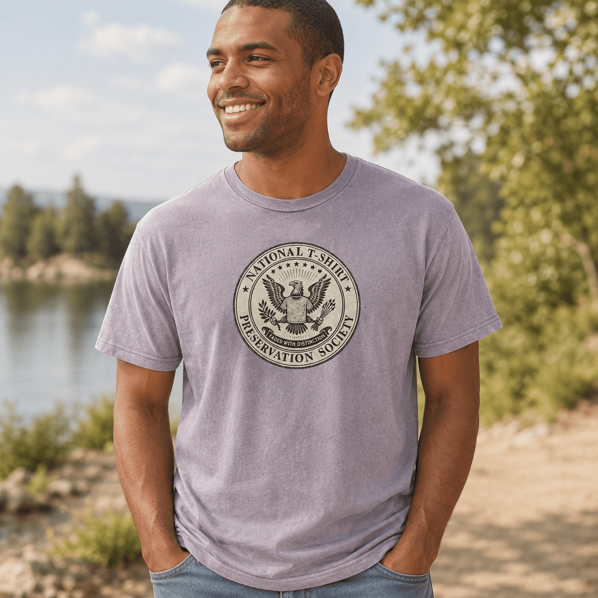 National T-Shirt Preservation Society Mineral Wash Tee - Clothing, Unisex, T-Shirts - EpiAl's Shop