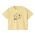 Neural Noise Boxy Crop T-Shirt | Abstract Brain Epilepsy Awareness Graphic Tee - Clothing, Women, T-Shirts, Cropped - EpiAl's Shop