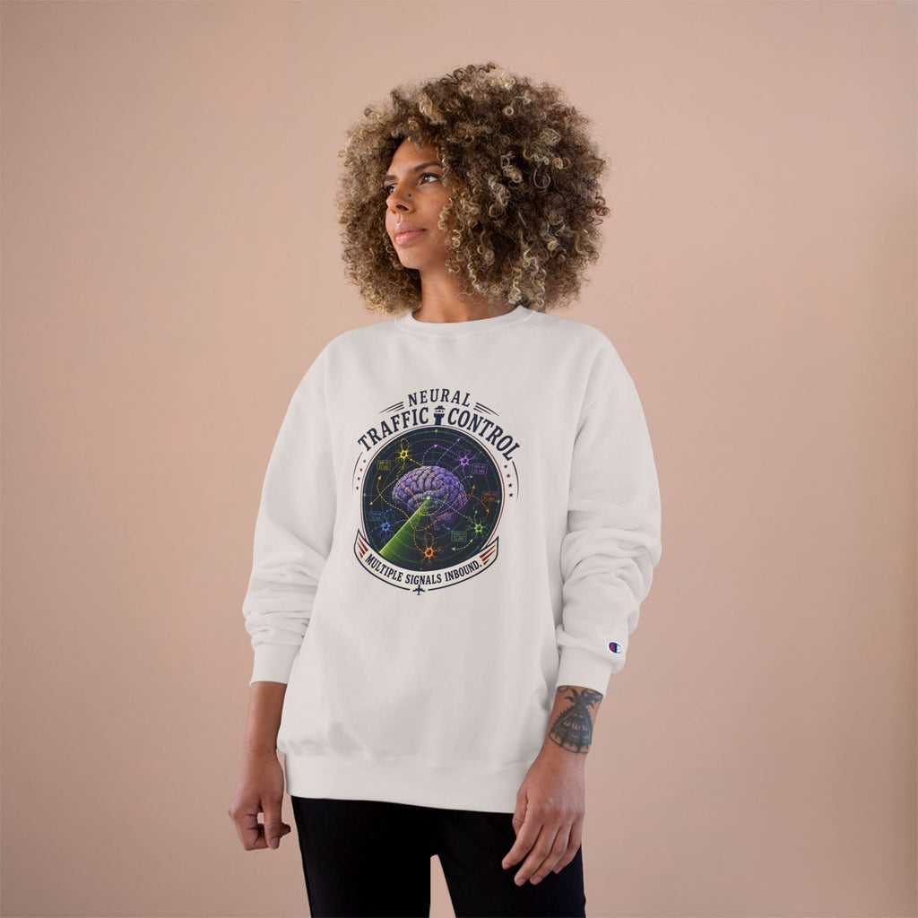 Neural Traffic Control Champion Sweatshirt | Brain Radar Crewneck - Clothing, Unisex, Sweatshirts - EpiAl's Shop