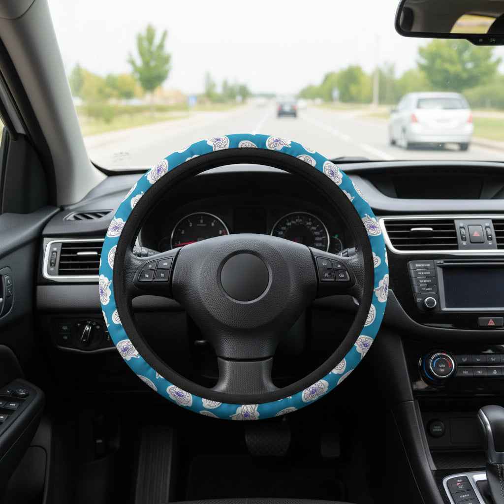 Neuro Brain Pattern Steering Wheel Cover | Soft Grip, Bold Drive Upgrade - Vehicle Steering Wheel Covers - EpiAl's Shop