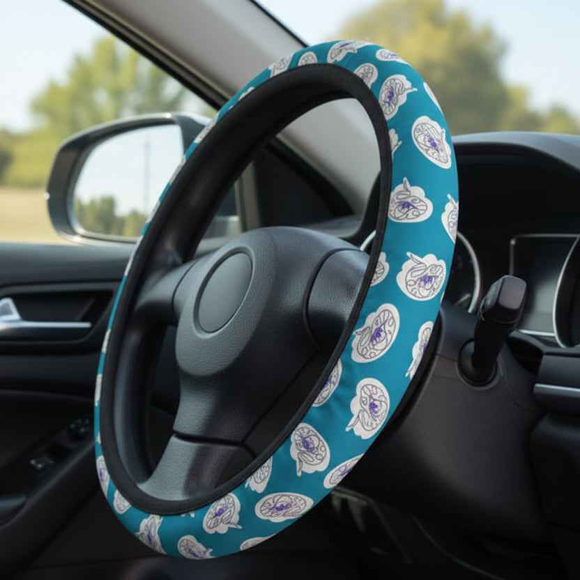 Neuro Brain Pattern Steering Wheel Cover | Soft Grip, Bold Drive Upgrade - Vehicle Steering Wheel Covers - EpiAl's Shop