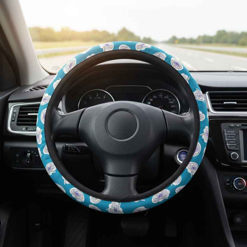 Neuro Brain Pattern Steering Wheel Cover | Soft Grip, Bold Drive Upgrade - Vehicle Steering Wheel Covers - EpiAl's Shop