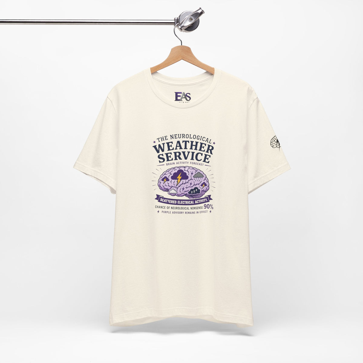 Neurological Weather Service Epilepsy Awareness T-Shirt | Brain Forecast Tee - Clothing, Unisex, T-Shirts - EpiAl's Shop