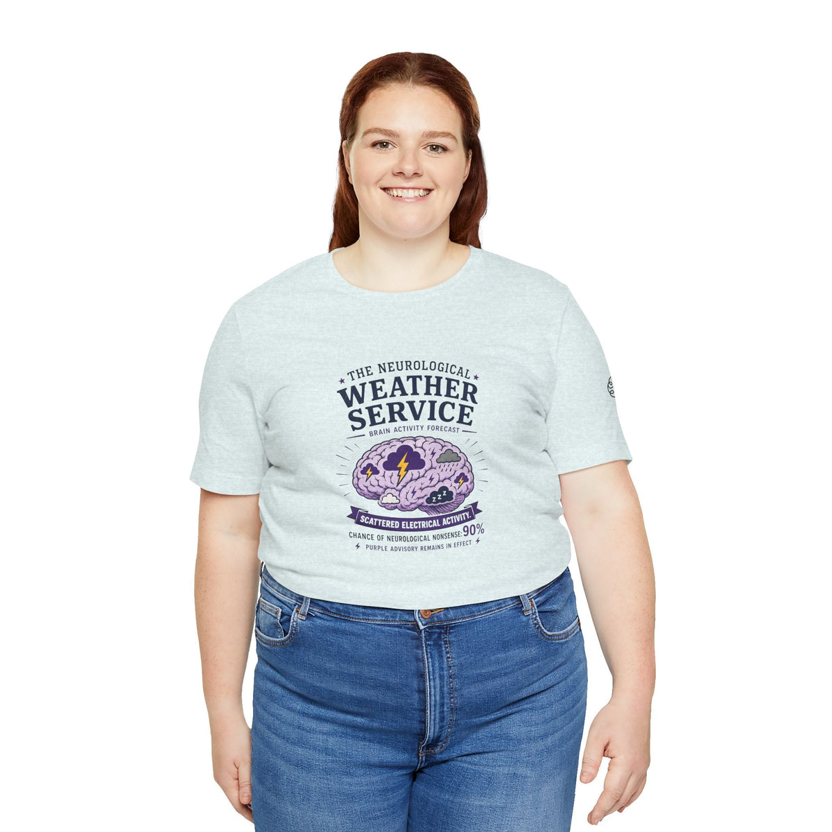 Neurological Weather Service Epilepsy Awareness T-Shirt | Brain Forecast Tee - Clothing, Unisex, T-Shirts - EpiAl's Shop