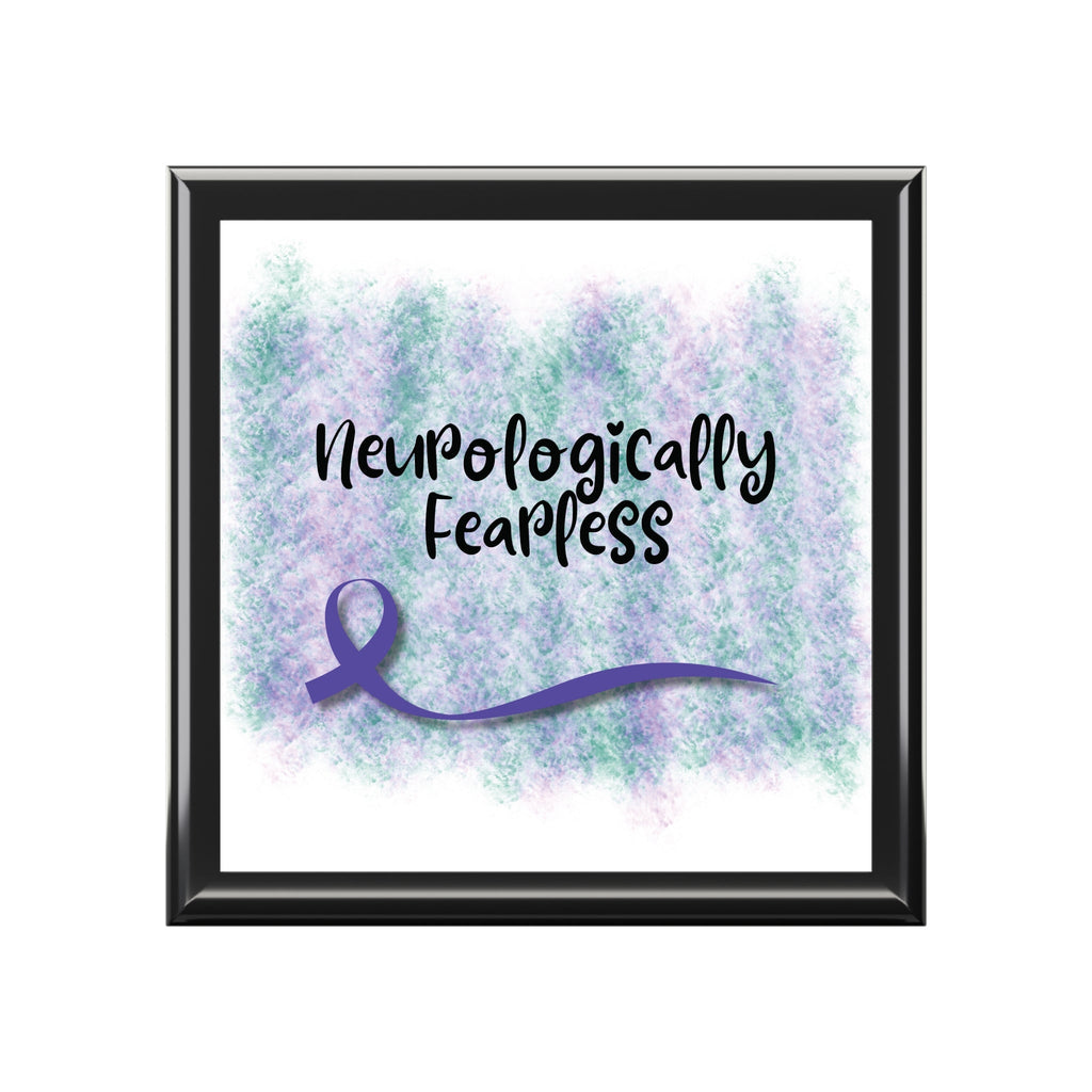 Neurologically Fearless Jewelry Box – Epilepsy Awareness Keepsake - Decor, Jewelry Boxes - EpiAl's Shop