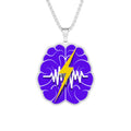 Neurostrong Brain Lightning Pendant Necklace - Jewelry, Necklaces - EpiAl's Shop
