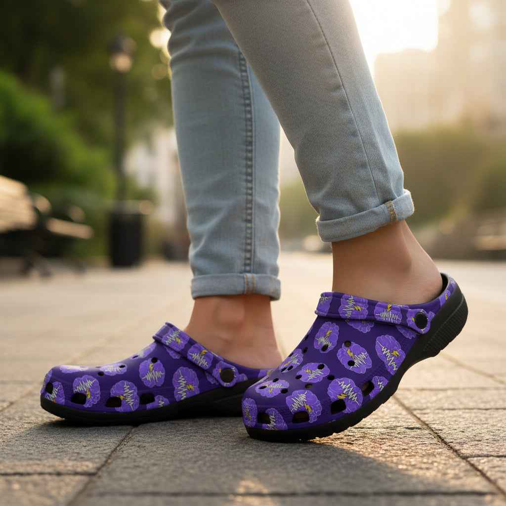 Neurostrong Clogs – Epilepsy Awareness EVA Comfort Shoes - Shoes, Clogs - EpiAl's Shop