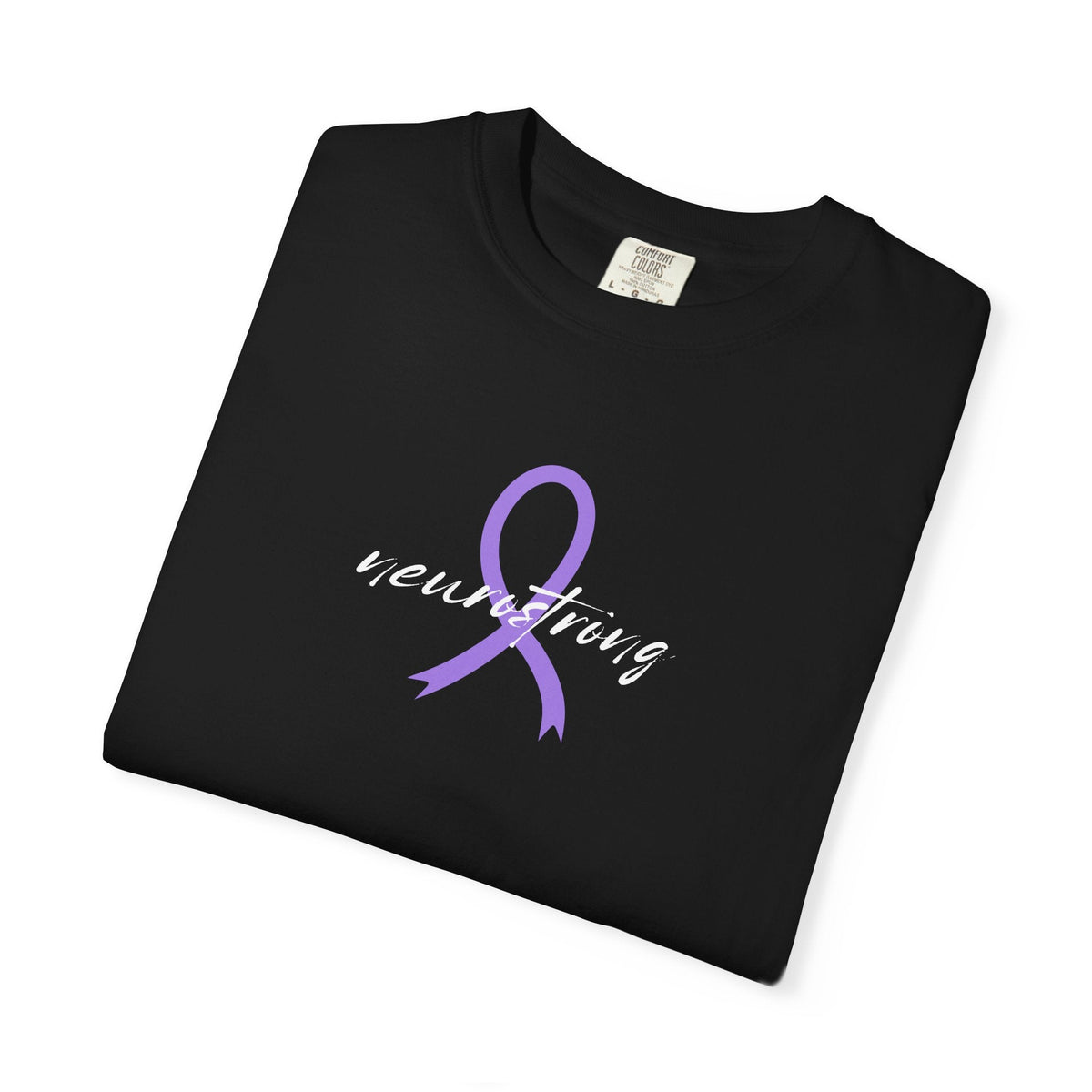 Neurostrong Epilepsy Awareness T-Shirt | Purple Ribbon Tee - Clothing, Unisex, T-Shirts - EpiAl's Shop
