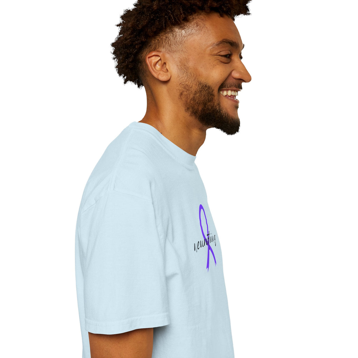 Neurostrong Epilepsy Awareness T-Shirt | Purple Ribbon Tee - Clothing, Unisex, T-Shirts - EpiAl's Shop