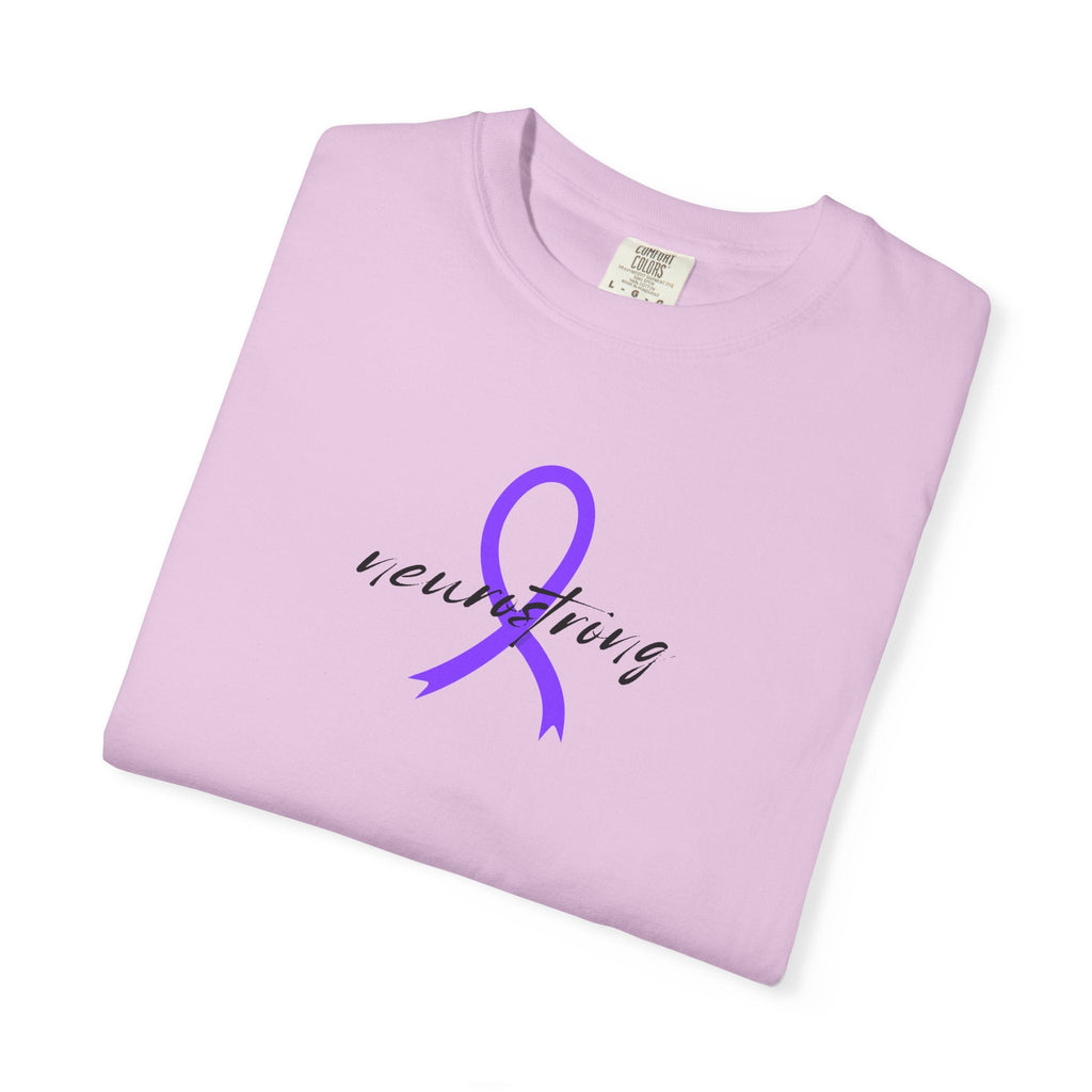 Neurostrong Epilepsy Awareness T-Shirt | Purple Ribbon Tee - Clothing, Unisex, T-Shirts - EpiAl's Shop