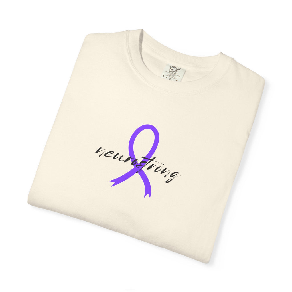 Neurostrong Epilepsy Awareness T-Shirt | Purple Ribbon Tee - Clothing, Unisex, T-Shirts - EpiAl's Shop