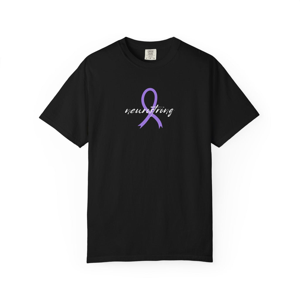 Neurostrong Epilepsy Awareness T-Shirt | Purple Ribbon Tee - Clothing, Unisex, T-Shirts - EpiAl's Shop