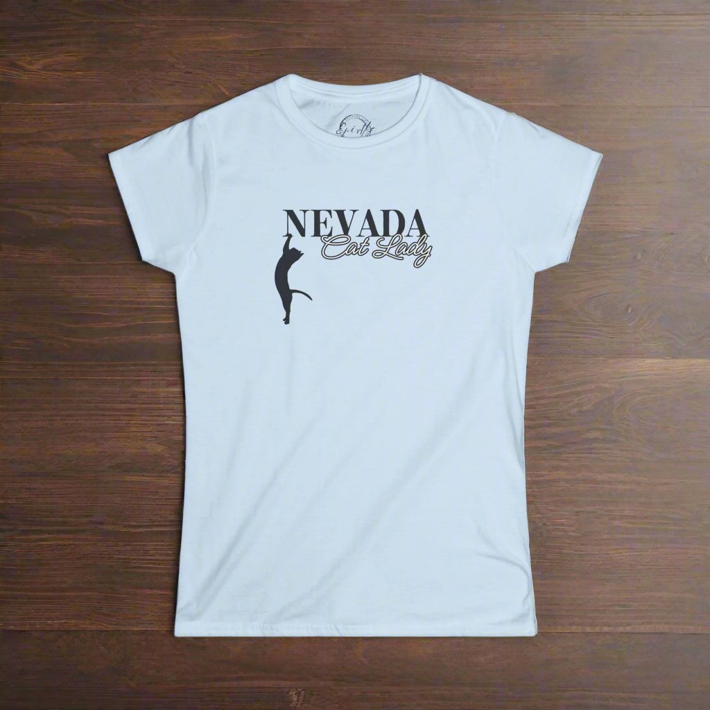 Nevada Cat Lady Softstyle Tee - T - Shirt - EpiAl's Shop